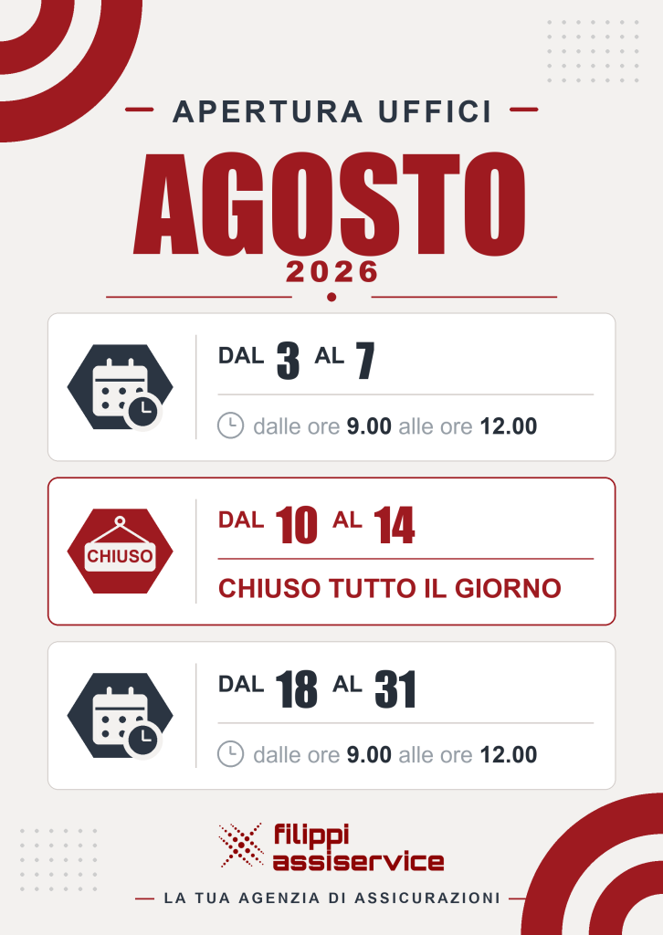 Apertura uffici agosto 2026